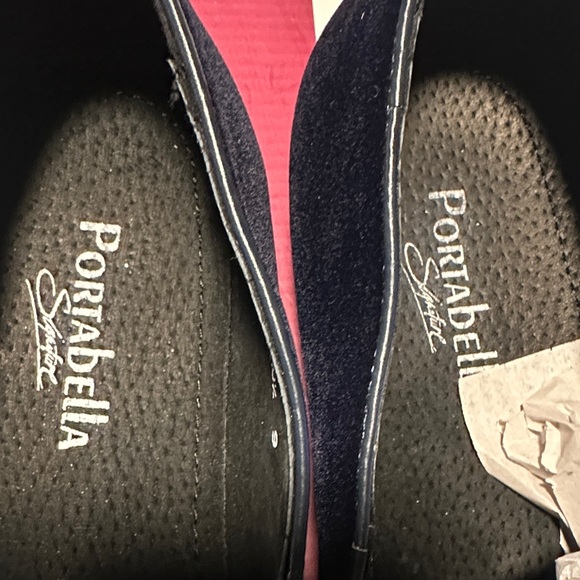 Posh Midnight Blue Velvet Men's Loafers - Picture 4 of 5